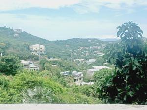 a view of a city from a hill with houses at Come Chill on the Hill in Nazareth