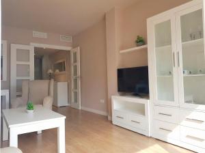 TV/trung tâm giải trí tại Apartamento Aguadulce Mar