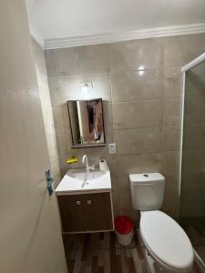 Koupelna v ubytování Refugio Paradisíaco 4 + 15 fotografií