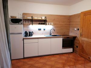 Køkken eller tekøkken på Chalupa Sluníčko