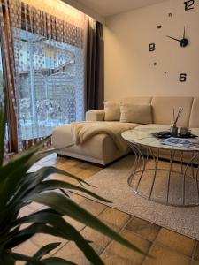 Posezení v ubytování Ferienhaus Allgäu in Center Parc Nähe - Stadtnah - Parkplatz - Balkon