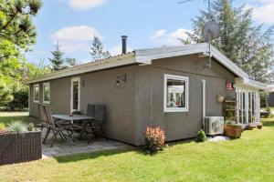 Bygningen som feriehuset ligger i