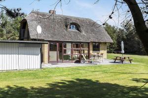 Bygningen som feriehuset ligger i