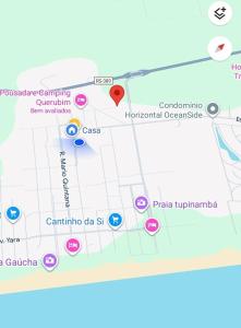 een kaart van de bezienswaardigheden van Puerto Vallarta bij net kit for 4 people in Torres +3 foto's