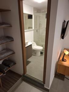 Et badeværelse på Hotel La Casona Estadio