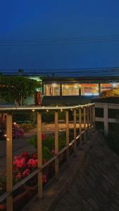 En have udenfor Hotel Puerto Mayor