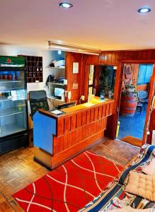 Køkken eller tekøkken på Hotel Puerto Mayor