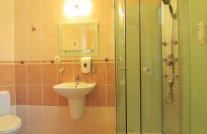 Kúpeľňa v ubytovaní Penzion U Čejpu