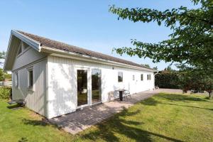 Bygningen som feriehuset ligger i