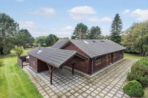 Bygningen som feriehuset ligger i