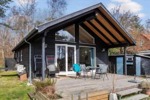 Bygningen som feriehuset ligger i