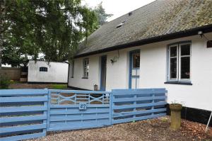 Bygningen som feriehuset ligger i