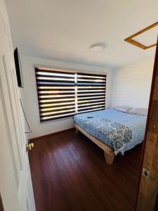 Giường trong phòng chung tại Oro y Miel