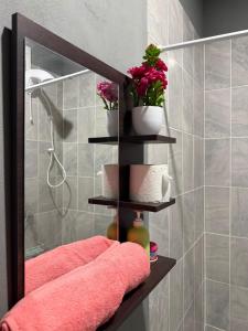 Et badeværelse på Milos Hostel