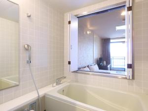 Et badeværelse på Shoji Mount Hotel