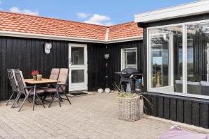 Bygningen som feriehuset ligger i