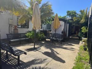 En have udenfor Kings Cottage