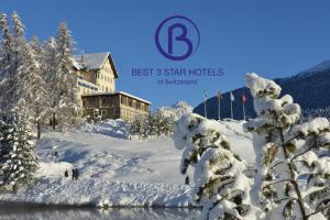 Hotel Waldhaus am See að vetri til