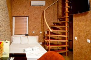Postel nebo postele na pokoji v ubytování Hotel 8th Mile
