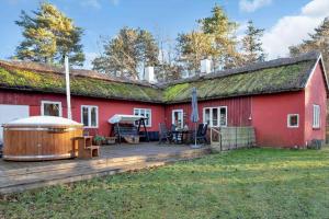 Bygningen som feriehuset ligger i