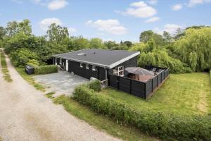 Bygningen som feriehuset ligger i