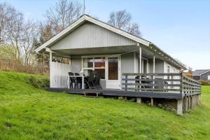 Bygningen som feriehuset ligger i