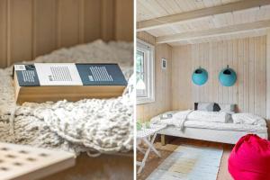 Giường trong phòng chung tại LF10307-Hurup-Thy-Traelobervej-7