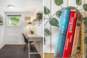 Biblioteket i feriehuset