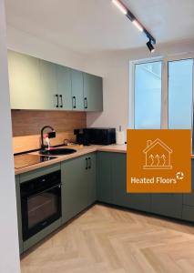 Køkken eller tekøkken på Premium Apartment Turda