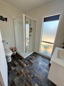 Et badeværelse på Hanna’s Hideaway