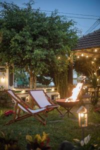 En have udenfor Villa Sân Vườn Nam Hồ