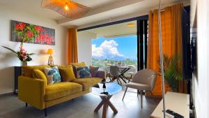 Et opholdsområde på NEW! Panoramic breathtaking view over Papeete bay and Moorea