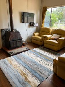 Et opholdsområde på Miramar Cottage