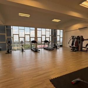 Fitnesscentret og/eller fitnessfaciliteterne på Seri Topaz staycation Puchong