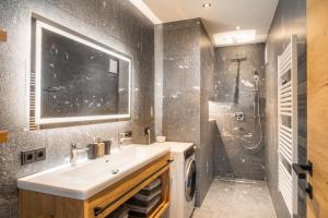 Koupelna v ubytování Ferienwohnungen Fiechtl