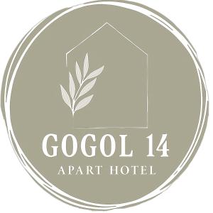 Et logo, certifikat, skilt eller en pris der bliver vist frem på Gogol 14 Апартаменти в історичному центрі міста