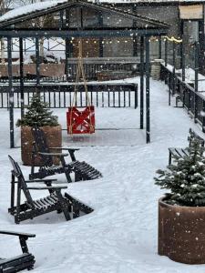 Bakuriani Mgzavrebi Block 9 Apartments v zimě