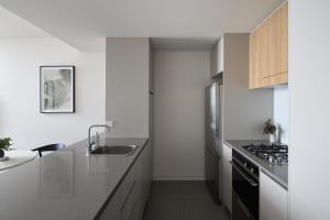 Køkken eller tekøkken på The Aire