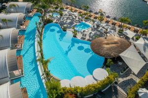 an aerial view of the pool at the resort at Yacht Classic Hotel - Boutique Class in Fethiye