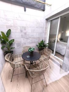 En balkon eller terrasse på Casa Pescadores Torrevieja