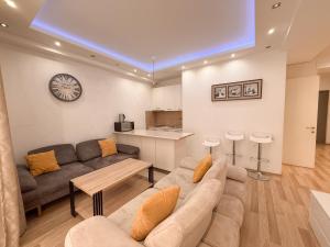 Posezení v ubytování Super Luxury Apartments