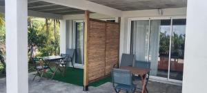 En balkon eller terrasse på Chez Pack et Ibu