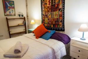 En eller flere senge i et værelse på Eco Posada Boutique "Lo de Lola" Naturaleza tranquilidad remanso