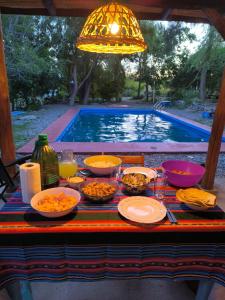 Mad på bed and breakfast-stedet eller i nærheden