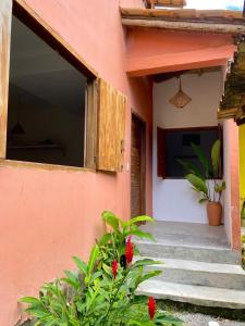 Bygningen som feriehuset ligger i