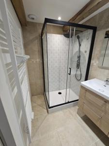 Phòng tắm tại Grand appartement en centre-ville