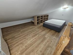 Giường trong phòng chung tại Grand appartement en centre-ville +3 ảnh