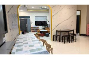 TV a/nebo společenská místnost v ubytování 花田葉舍二館