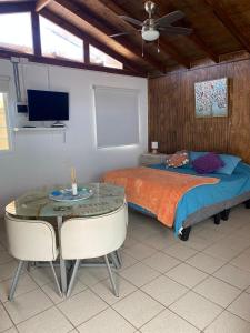 Et tv og/eller underholdning på Loft Tongoy 2 Interior sin vista al mar + 23 billeder