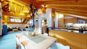 Køkken eller tekøkken på Abitaziun Allegra Sur DG - Zuoz